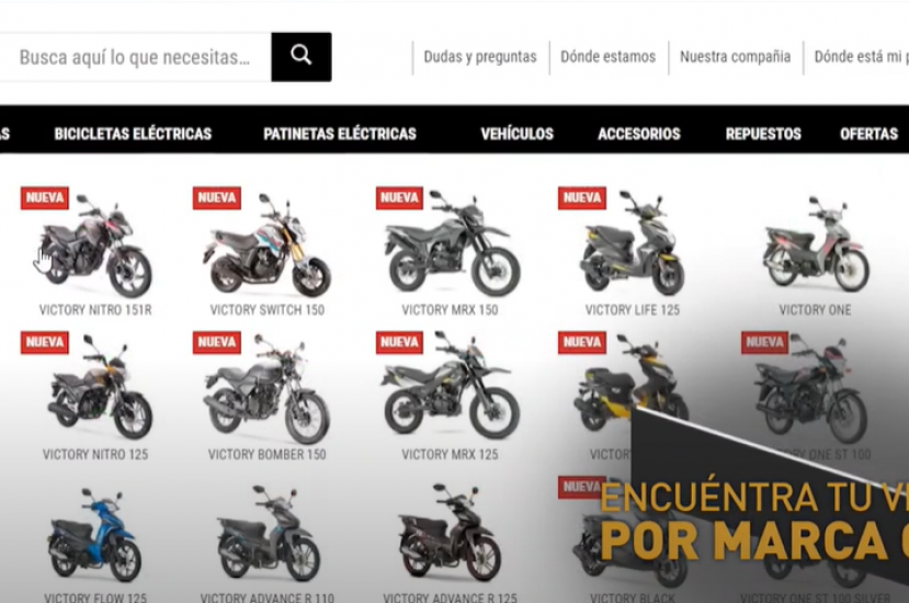 ¡Entra a autecomobility.com y compra moto desde tu casa!