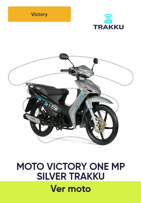 Moto semiautomática Victory One MP Silver
